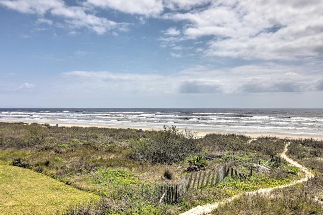 Oceanfront Galveston Home - Walk To Beach! Exteriér fotografie