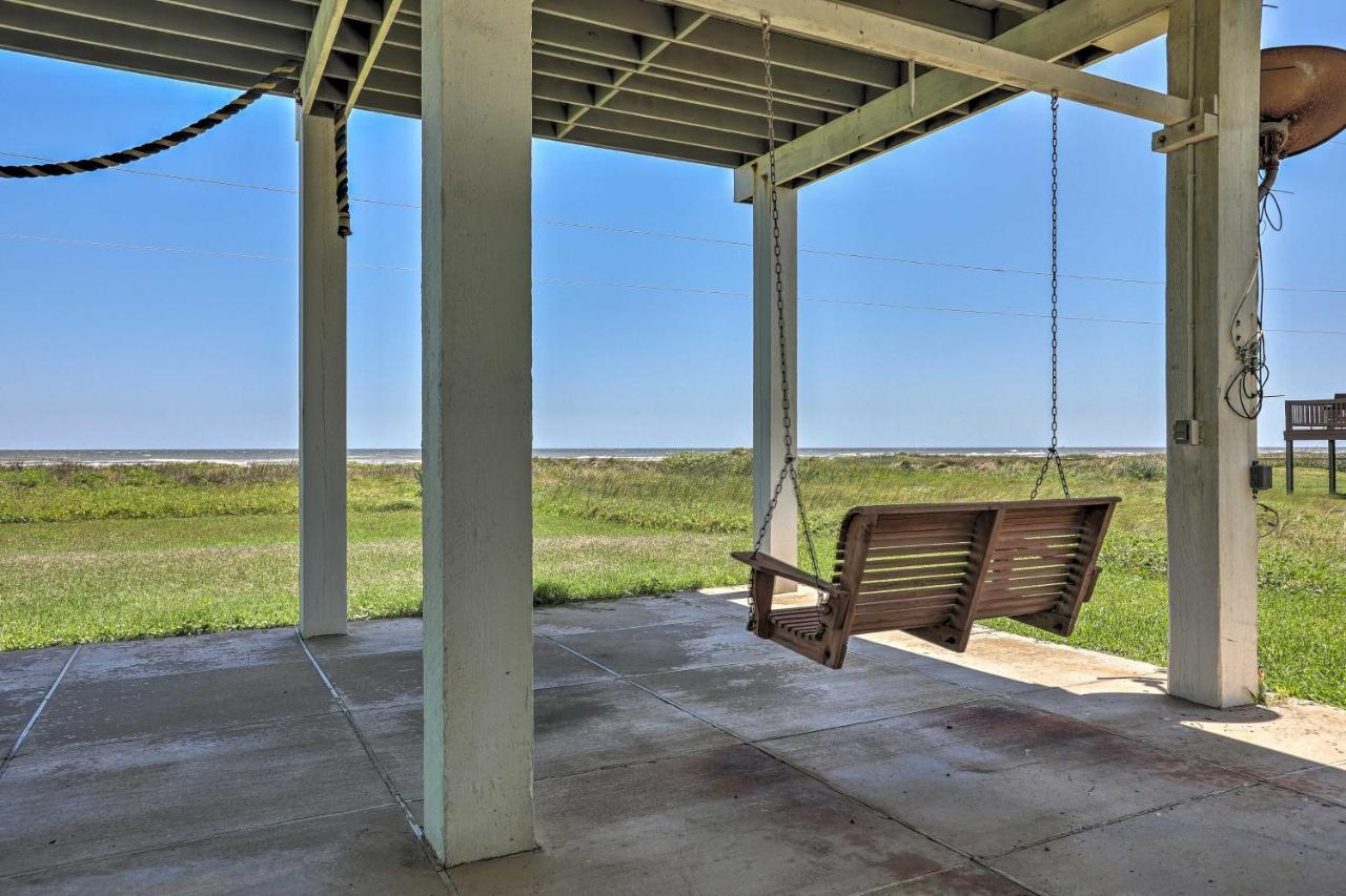 Oceanfront Galveston Home - Walk To Beach! Exteriér fotografie